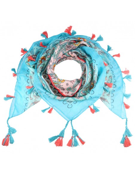 FOULARD - TOLEDO TURQUOISE