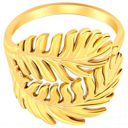 Bague PALMOJAS STEEL Gold Jonc ajouré réglable...