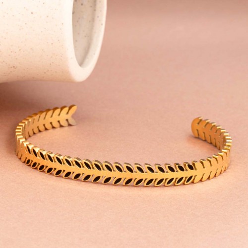 Bracelet NOGUERI Black Gold Jonc réglable...