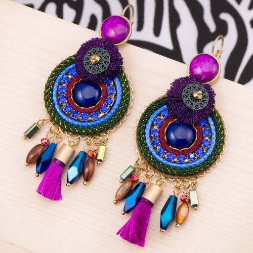 BOUCLES D'OREILLES BOMBAY DORADA COLOR