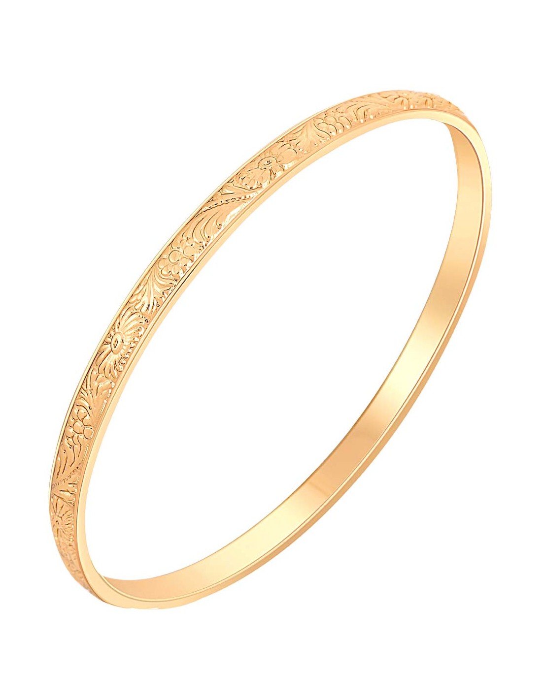 Bracelet jonc pour femme original en acier et zirconium ♥ Lyn&Or