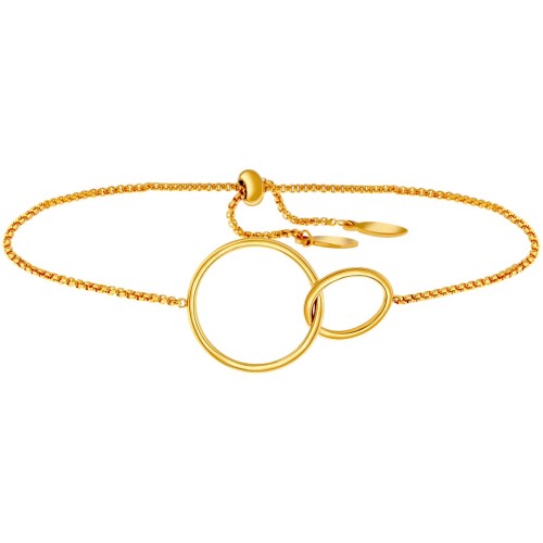 Bracelet OBAL Doré Acier inoxydable doré à l'or fin