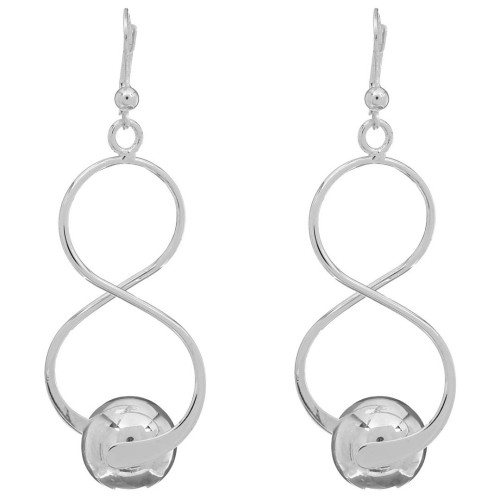 Boucles d'oreilles BYZANCE Argent Laiton argenté à l'argent fin