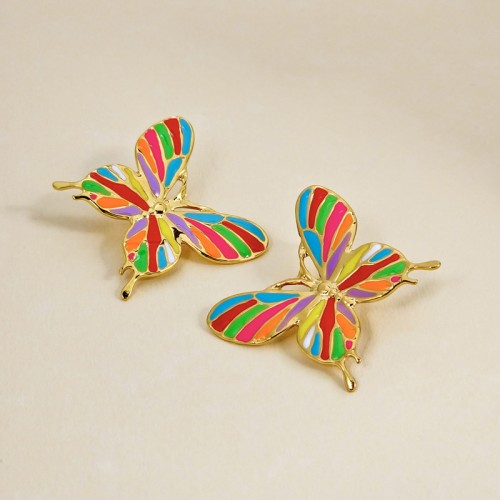 Boucles d'oreilles BORBOLA Color Gold Pendantes...