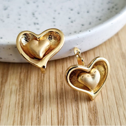 Boucles d'oreilles HEARTSO Gold Dormeuses...
