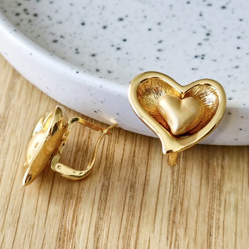 Boucles d'oreilles HEARTSO Gold Dormeuses...