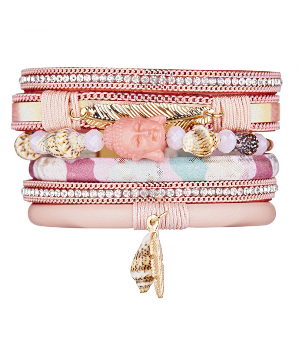 BRACELET - BOUDDHA ROSE