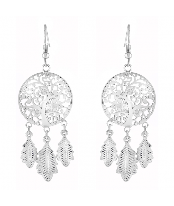 BOUCLES D'OREILLES - NATURA LIBRE SILVER