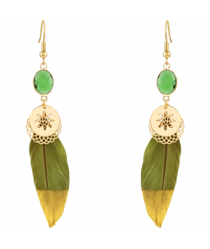 BOUCLES D'OREILLES - LENDIOSA VERDE