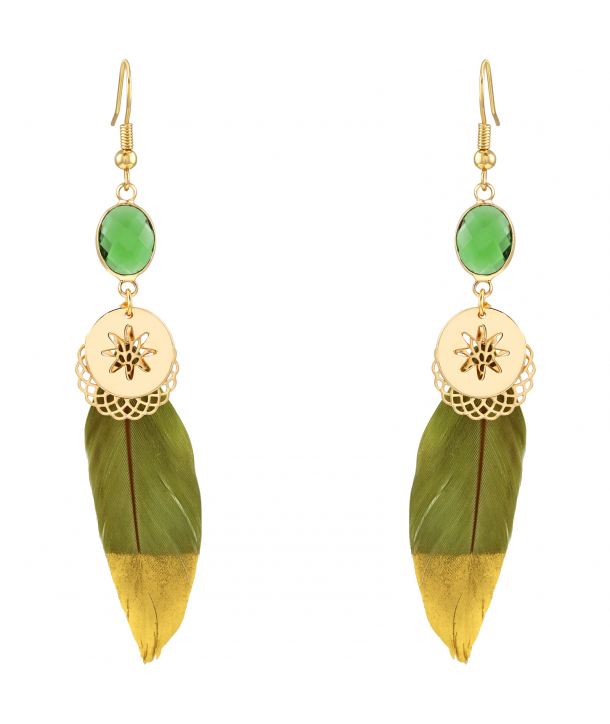 BOUCLES D'OREILLES - LENDIOSA VERDE