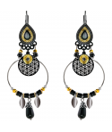 BOUCLES D'OREILLES - STILTOS NOCHE DORADA BOUCLES D'OREILLES - STILTOS NOCHE DORADA