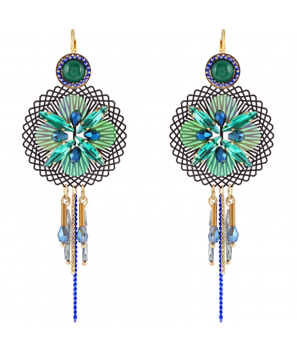 BOUCLES D'OREILLES - MAPOSOL VERDE