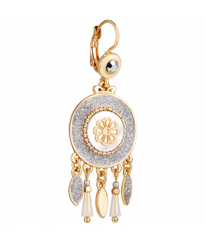 BOUCLES D'OREILLES - MELIS DORADA SILVER 2