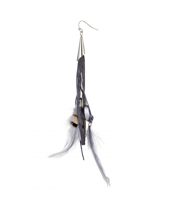 BOUCLES D'OREILLES - PAVORAL GREY