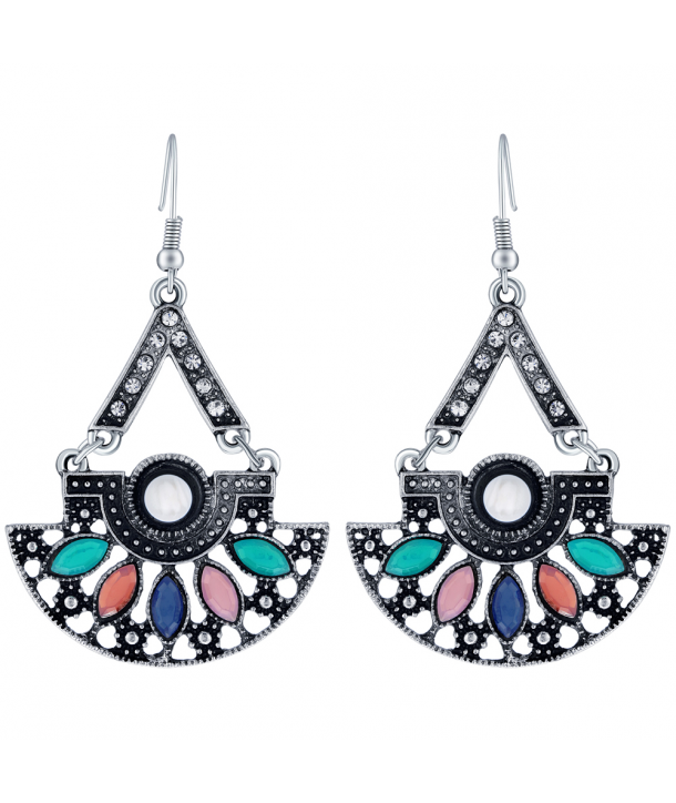 BOUCLES D'OREILLES - ISTANBUL COLOR SILVER