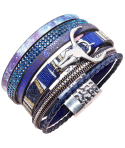 BRACELET - TORECILA BLUE SILVER BRACELET - TORECILA BLUE SILVER