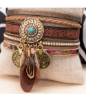 BRACELET - AZTEK CHOCO DORADA BRACELET - AZTEK CHOCO DORADA