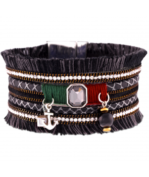 BRACELET - IKITOS NOCHE SILVER 2