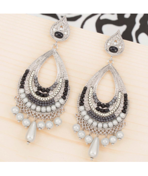 BOUCLES D'OREILLES - KAZOKAS NOCHE SILVER