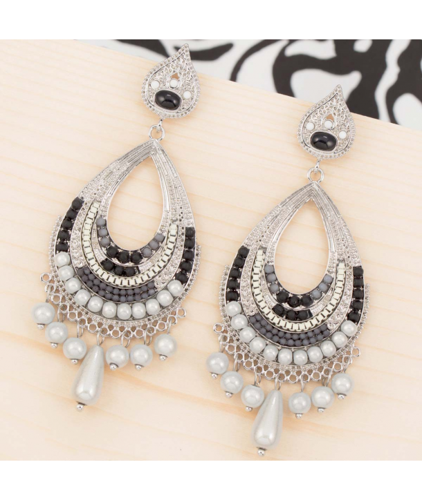BOUCLES D'OREILLES - KAZOKAS NOCHE SILVER